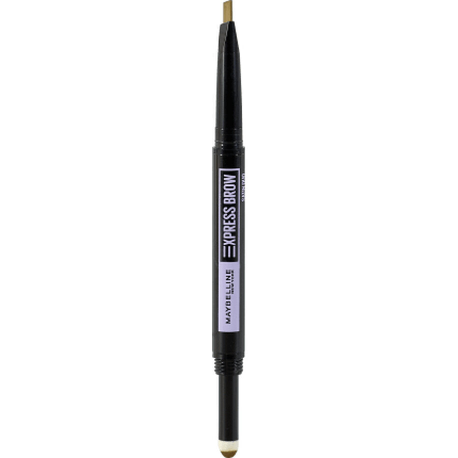 Maybelline New York Express Brow Satin Duo Brow Pencil 01 Dunkelblond, 2 g