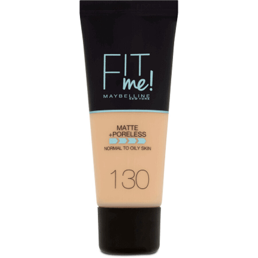 Maybelline New York Fond de teint Fit Me Matte & Poreless 130 Buff Beige, 30 ml