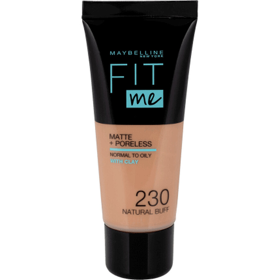 Fondotinta Maybelline New York Fit Me Matte & Poreless 230 Natural Buff, 30 ml