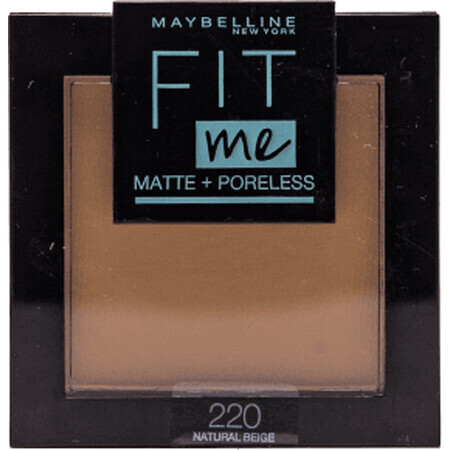 Maybelline New York Fit Me Matte+ Poreless Compact Powder, 9 g