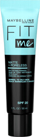 Maybelline New York Fit Me Matte+Poreless Makeup Base, 30 ml