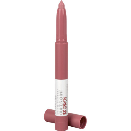 Maybelline New York SuperStay Ink Crayon rossetto 15 Lead the way, 1 pz