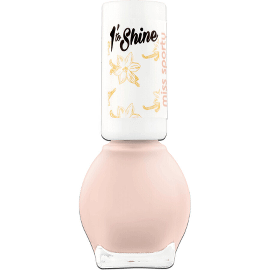 Miss Sporty 1 Minute to Shine Vernis à ongles 010 Vanilla Passion, 7 ml