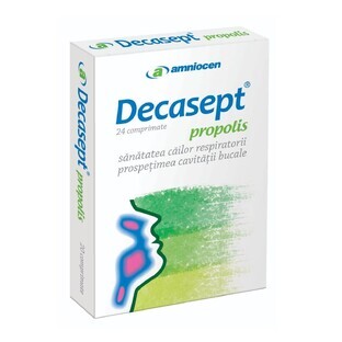 Decasept Propolis, 24 comprimés, Amniocen