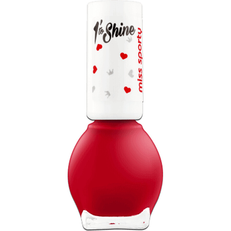 Miss Sporty 1 Minute to Shine Vernis à ongles 220 Queen Of Heart, 7 ml