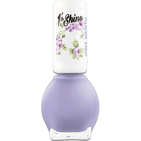 Miss Sporty 1 Minute to Shine Smalto per unghie 300 Lilla Poesia, 7 ml