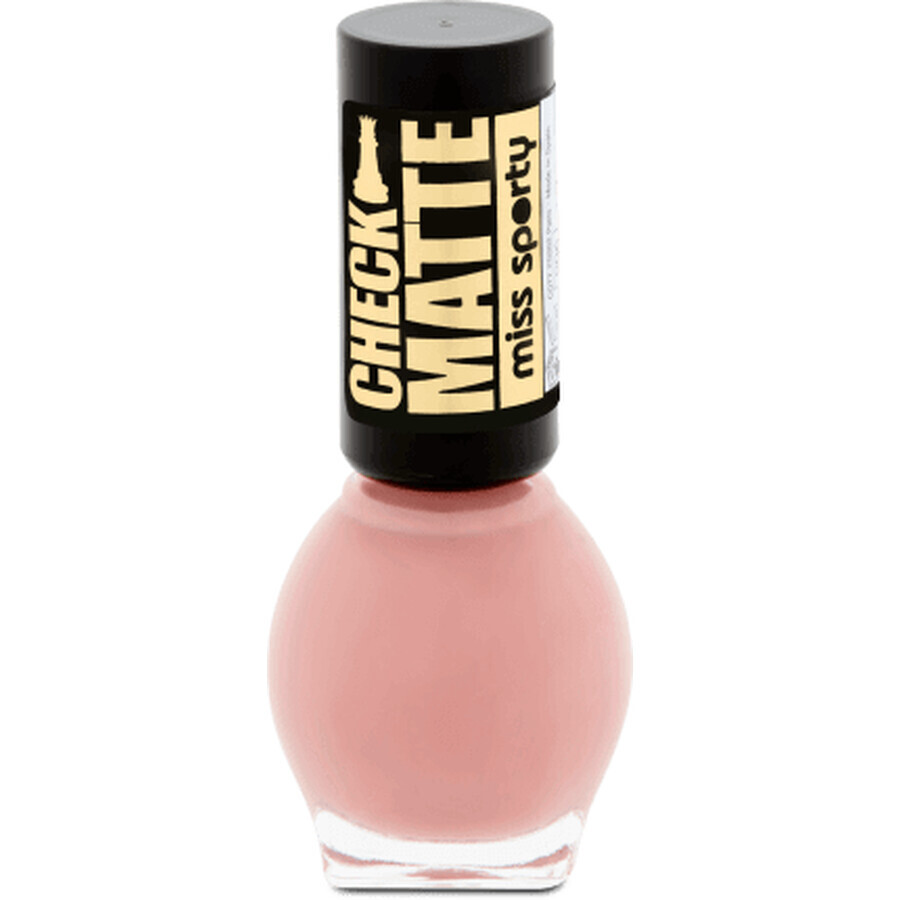 Miss Sporty Check Vernis à ongles mat 006 Pink Sweater, 7 ml