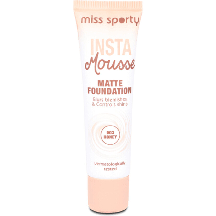 Miss Sporty Insta Mousse Matte Foundation 003 Honey, 30 ml