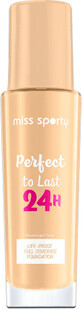 Miss Sporty Fond de teint Perfect to Last 24H 200 Beige, 30 ml