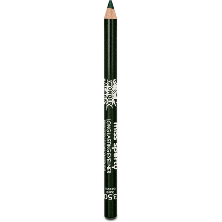 Miss Sporty Wonder Long Lasting creion de ochi 350 Dark Green, 1,2 g