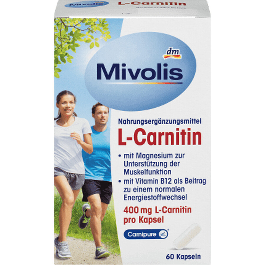 Mivolis L-Carnitine gélules, 59 g, 40 gélules