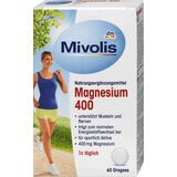 Mivolis Magnésium dragées magnésium 400, 65,7 g, 60 gouttes