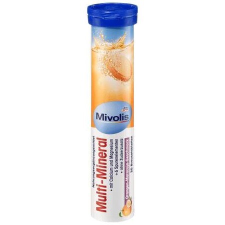 Mivolis Multi-Mineral Comprimés effervescents, 20 g, 20 pièces