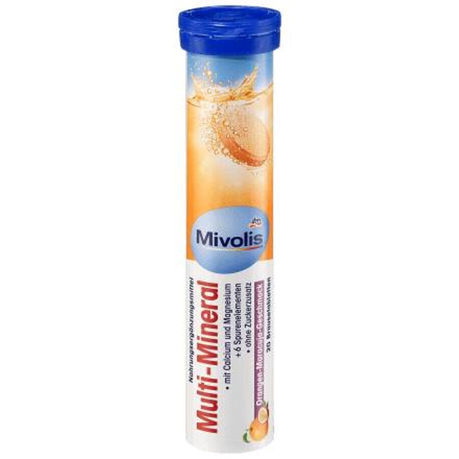 Mivolis Multi-Mineral Comprimés effervescents, 20 g, 20 pièces