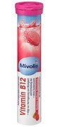 Mivolis Vitamina B tablete efervescente zmeură și căpșuni, 82 g