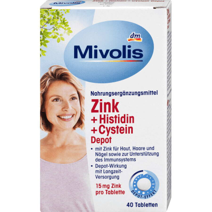 Mivolis Zinc+Histidine+Cystéine Depot comprimés, 19 g