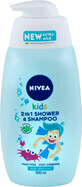 Nivea Kids 2in1 Shampooing pour enfants avec pomme, 500 ml