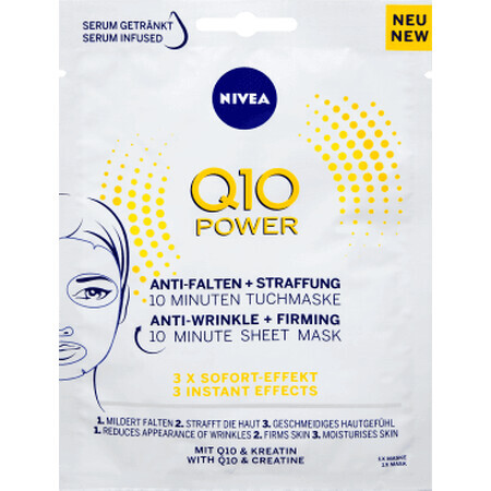 Nivea Q10 Power masque lingette, 1 paquet