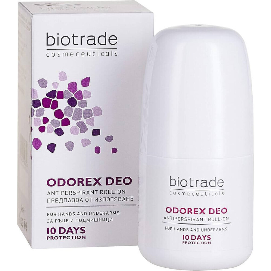 Biotrade Odorex Antiperspirant roll-on deodorant tegen overmatige transpiratie, 40 ml