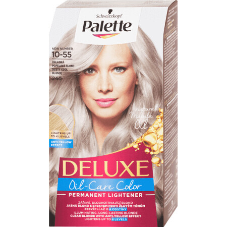 Palette Deluxe Dauerhafte Haarfarbe 240/10-55 Kühles Blond Glänzend, 1 Stück