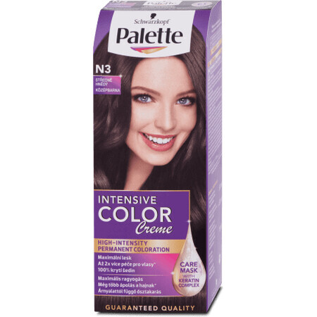 Palette Intensive Color Creme Permanent Paint N3 (4-0) Medium Brown, 1 pc