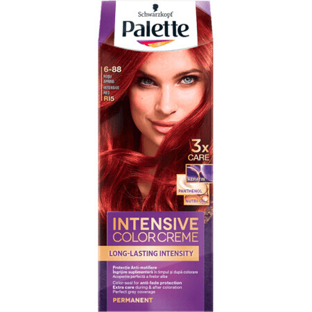 Palette Intensive Color Creme Permanent Paint RI5 (6-88) Hot Red, 1 pc