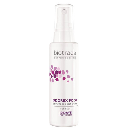 Biotrade Odorex Foot Deo spray anti-transpirant contre la transpiration excessive, 50 ml