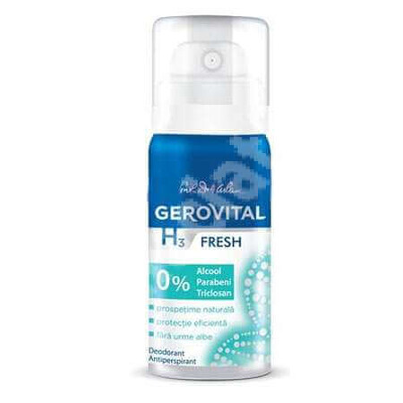 Deodorante - Antitraspirante Gerovital H3 Fresh, 40 ml, Farmec