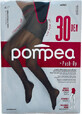 Pompea Femme Push-Up 30 DEN 3-M noir, 1 pc