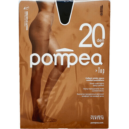 Pompea Top Femme Nero 20 DEN 3-M, 1 pc