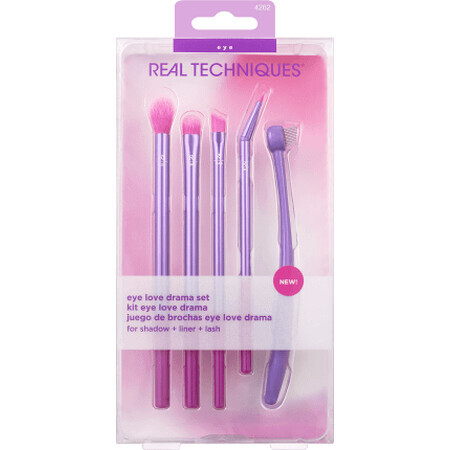 Real Techniques Eye Love Drama eye brush set, 1 pc