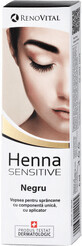 RENOVITAL Henn&#233; Sensitive Eyebrow Cream Paint Black, 6 g