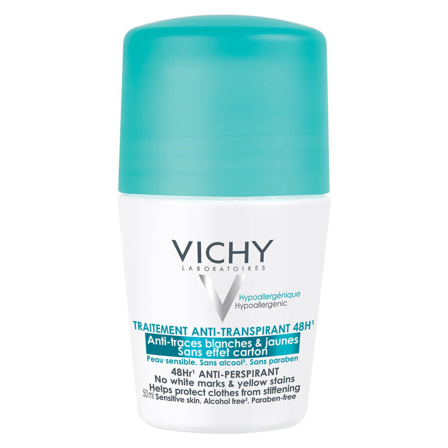 Vichy Antiperspirant Roll-On Déodorant 48h, 50 ml