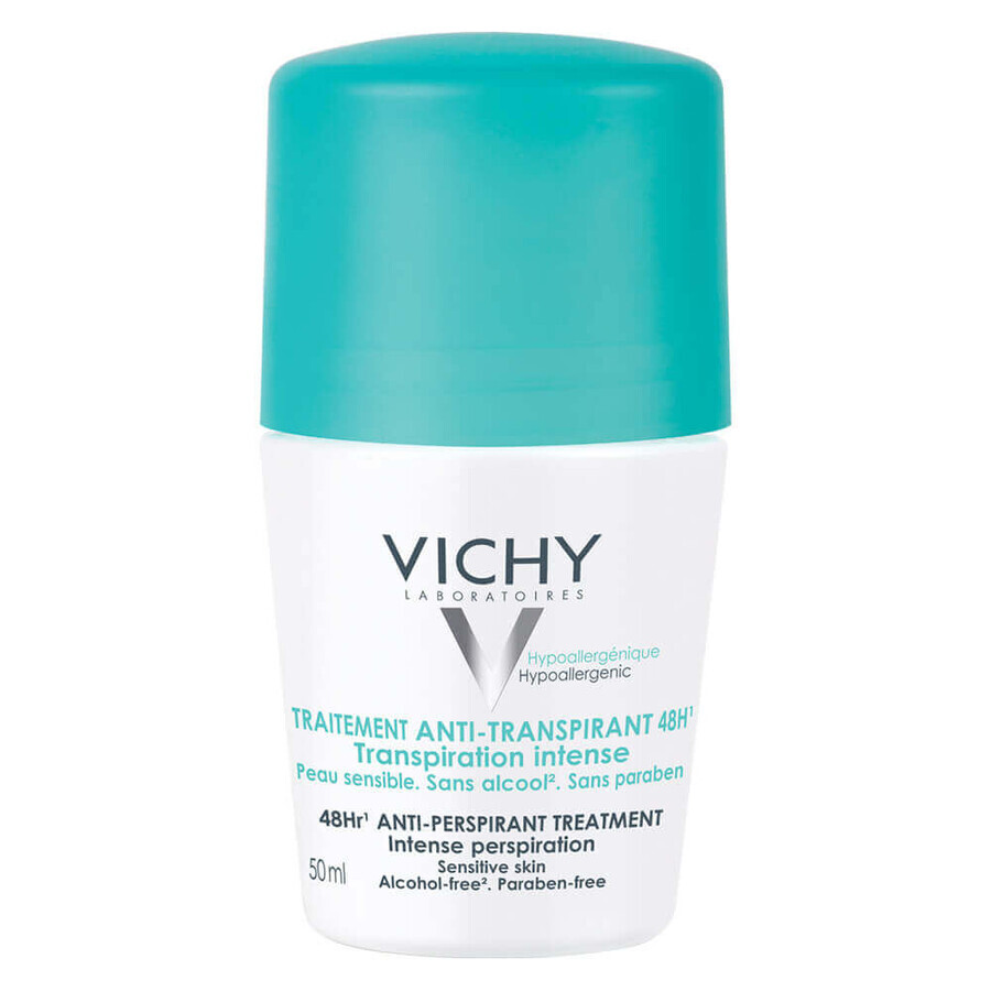 Vichy 48h Antiperspirant déodorant roll-on avec parfum, 50 ml Évaluations
