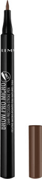 Rimmel London Brow Pro Micro matita per sopracciglia 24h 003 Soft Brown, 1 ml