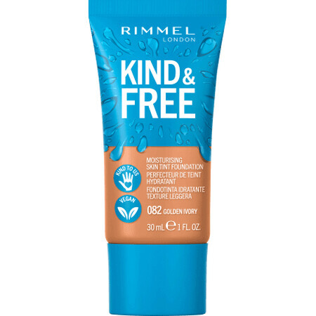 Rimmel London Fond de teint Kind&Free 082 Golden Ivory, 30 ml