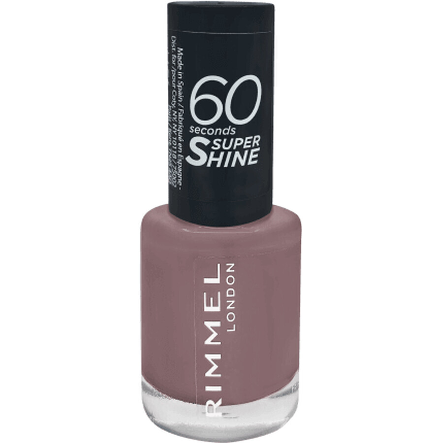 Rimmel London Vernis à ongles 60 Seconds Super Shine 101 Taupe Throwback, 8 ml