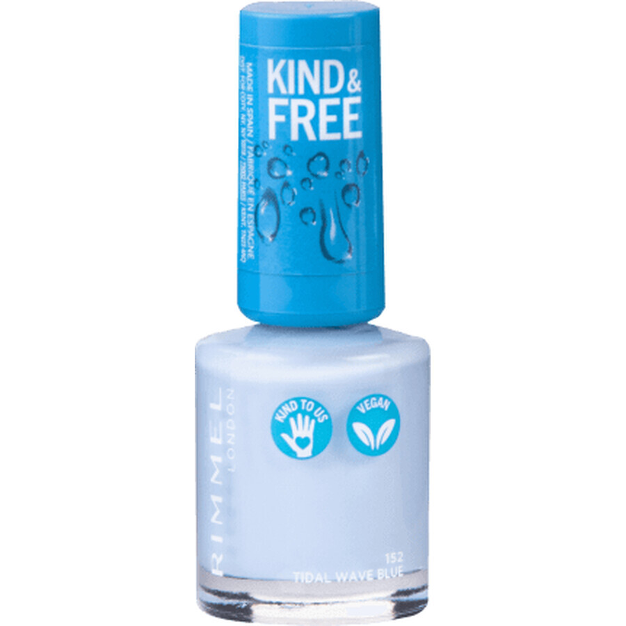 Rimmel London Vernis à ongles Kind&Free 152 Tidal wave blue, 8 ml