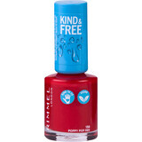 Rimmel London Kind&Free 156 Poppy pop rouge vernis à ongles, 8 ml