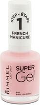 Rimmel London Super Gel French Manicure Vernis &#224; ongles 091 English rose, 12 ml