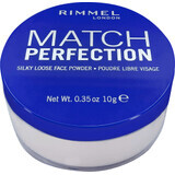 Rimmel London Match Perfection polvere in polvere 001 Trasparente, 10 g