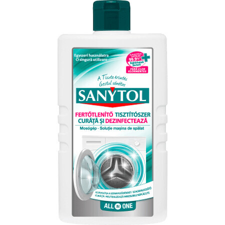 SANYTOL Soluţie curăţare maşina de spălat, 250 ml