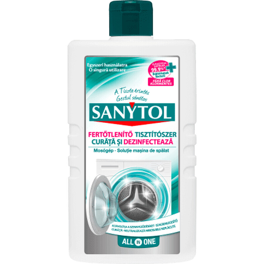 SANYTOL Soluţie curăţare maşina de spălat, 250 ml