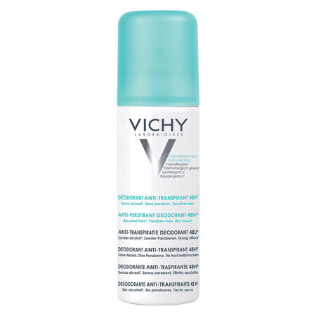 Vichy 48h Antitranspirant Deodorant Spray ohne Alkohol, 125 ml