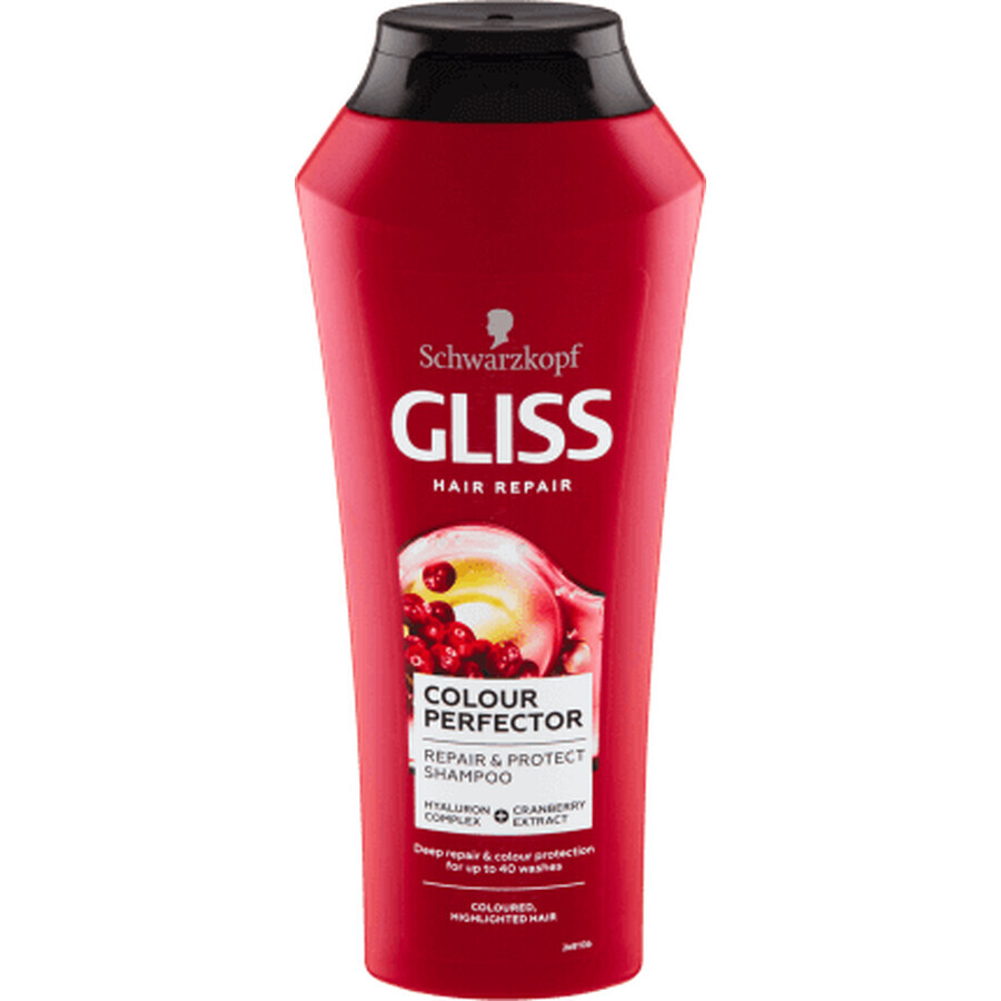 Schwarzkopf GLISS Repair & Protect Color Perfector shampooing pour cheveux, 250 ml