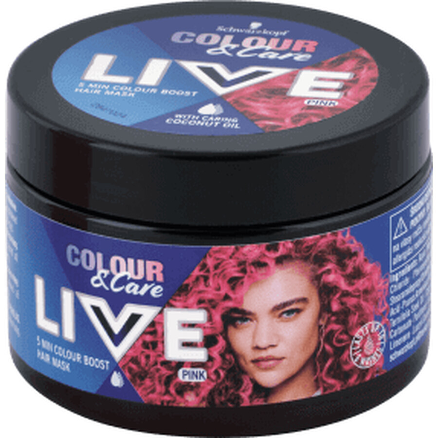 Schwarzkopf Live Farbe & Pflege Maske rosa, 150 ml