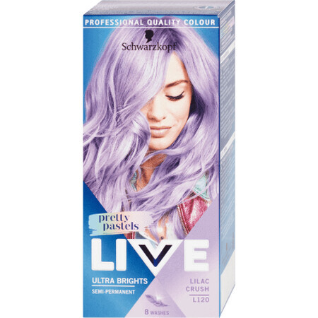 Schwarzkopf Live Semi-permanente Haarfarbe L12 Lilac Blush, 80 g