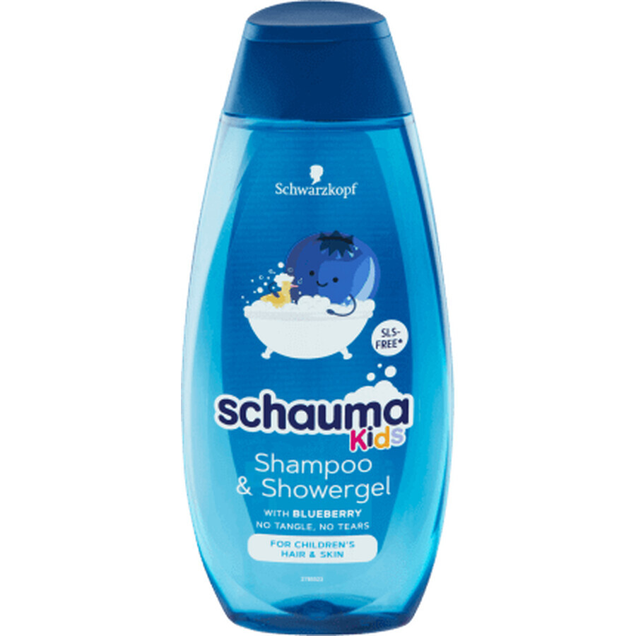 Schwarzkopf Schauma Shampoo per bambini al mirtillo, 400 ml