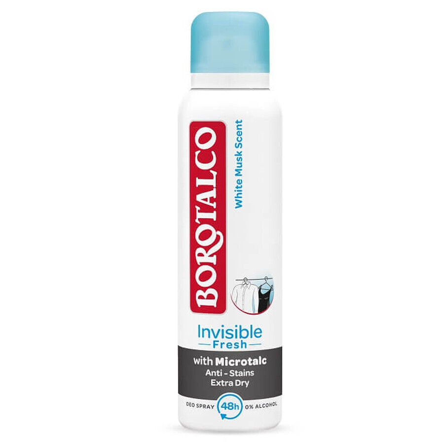Deodorante spray Invisible Fresh, 150 ml, Borotalco recensioni