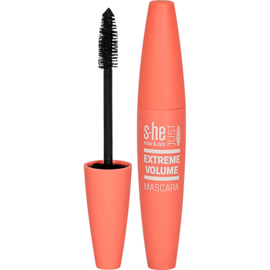 S-he colour&style Mascara Just extreme volume No. 170/003, 12 ml